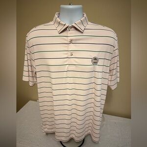 PGA Logo Shirt Men's Medium Pink By Private Estate